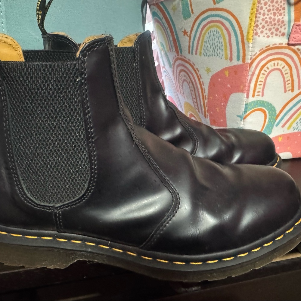 Dr. Martens Black Leather Chelsea Boots